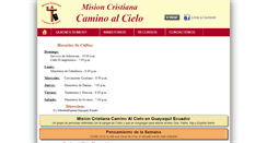 Desktop Screenshot of iglesiacaminoalcielomc.com