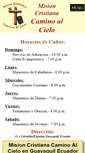 Mobile Screenshot of iglesiacaminoalcielomc.com