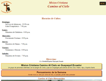 Tablet Screenshot of iglesiacaminoalcielomc.com